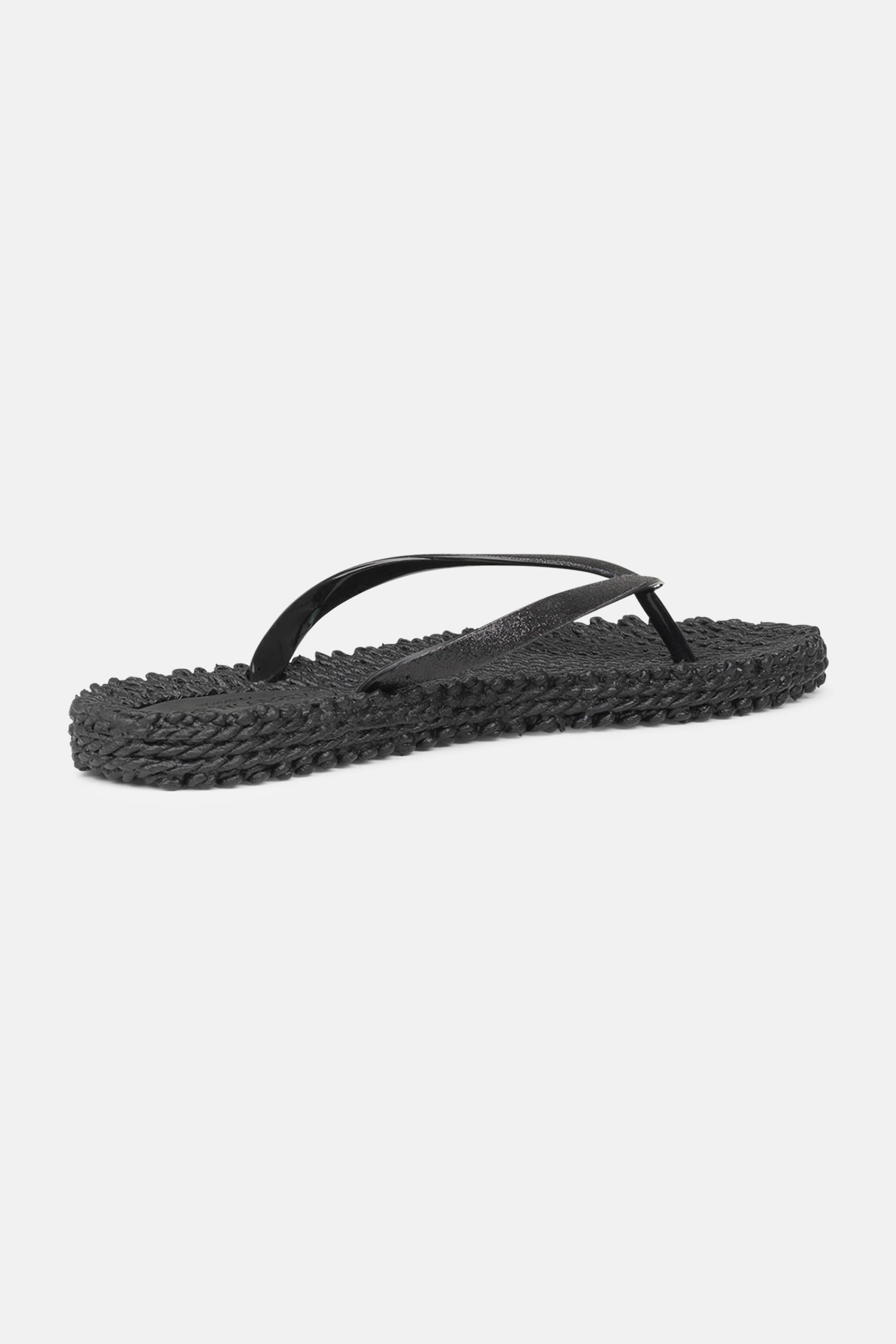 Chanclas Glitter - Black